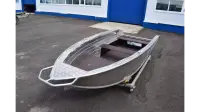 Алюминиевая лодка Wyatboat-390P Увеличенный борт