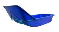 Сани 1700 "Стандарт" с отбойником с накладками (синий) в Санкт-Петербурге.