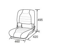 Кресло Highback Seat всепогодные (75145GR)
