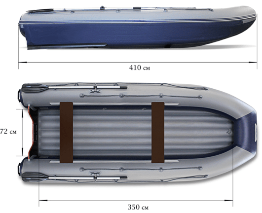 Лодка ПВХ Флагман DK 410 Igla Jet