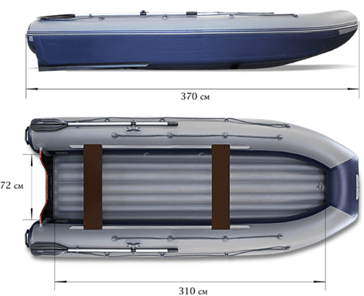 Лодка ПВХ Флагман DK 370 Igla Jet