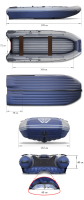 Лодка ПВХ Флагман DK 370 Igla Jet