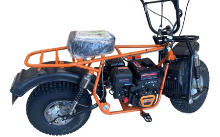 Мотоцикл СКАУТ САФАРИ 3L-8Е+ BIGFOOT (ФАРА, ЭЛ.СТ. ПЕРЕД. И ЗАДН. ПОДВ., 8,0 Л.С., РЕДУКТОР)