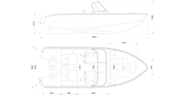Катер Windboat 4.9 EvoFish