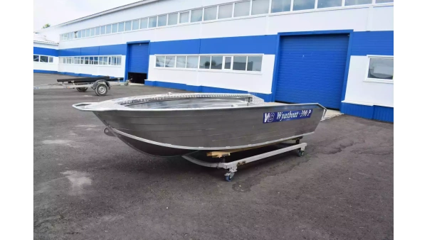 Алюминиевая лодка Wyatboat-390P Увеличенный борт