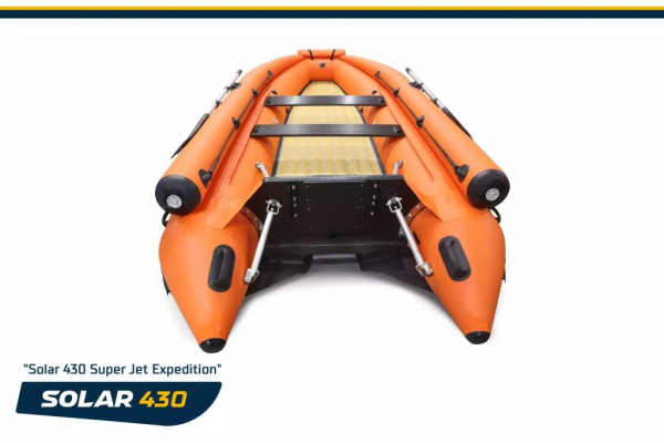 Лодка ПВХ solar-430 super jet tunnel (expedition)