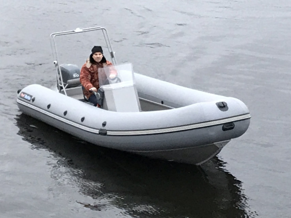 Лодка Риб Profmarine 550 RIB с алюминиевым корпусом