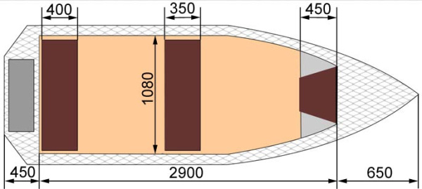 Алюминиевая лодка Wyatboat 390У