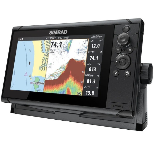Эхолот-картплоттер SIMRAD Cruise-9, ROW Base Chart, 83/200 XDCR