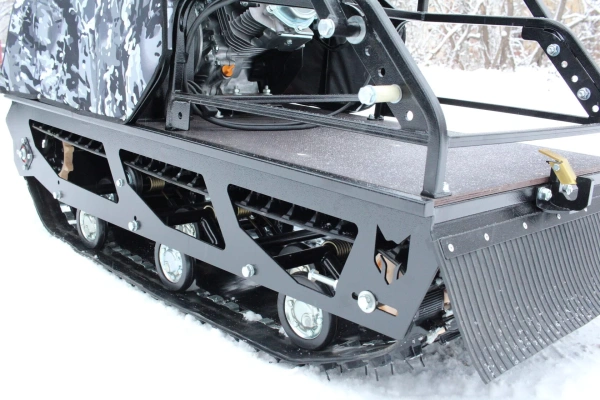 Мотобуксировщик Pomor M-600 Pro, склизы, 20 л.с.