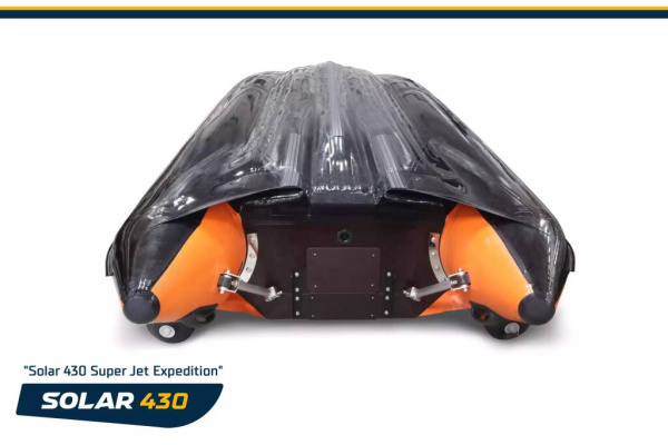 Лодка ПВХ solar-430 super jet tunnel (expedition)