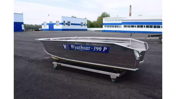 Алюминиевая лодка Wyatboat-390P Увеличенный борт