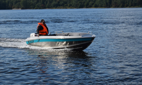 Алюминиевая лодка Wellboat-43-0