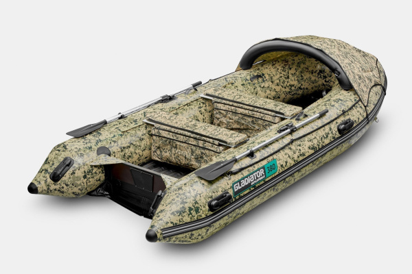 Лодка ПВХ Гладиатор E 380 Pro Camo