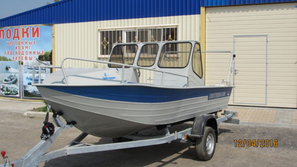 Алюминиевая лодка Охотник 450k, «Охотник» 450k