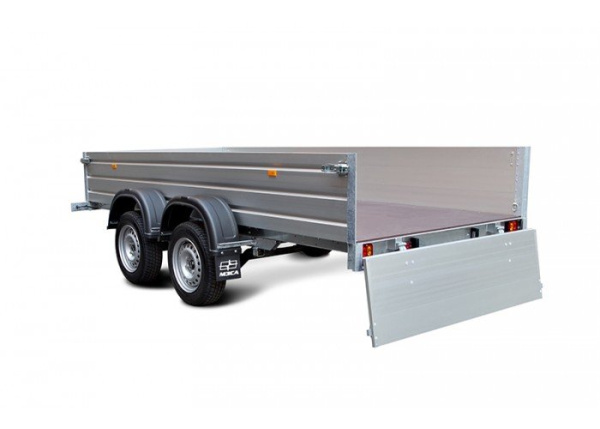 Прицеп двухосный с увеличенными алюминиевыми бортами, МЗСА 817732, исп. 034