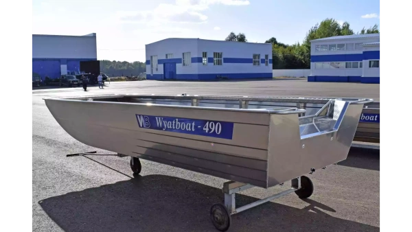 Алюминиевая лодка Wyatboat-490 Jonboat