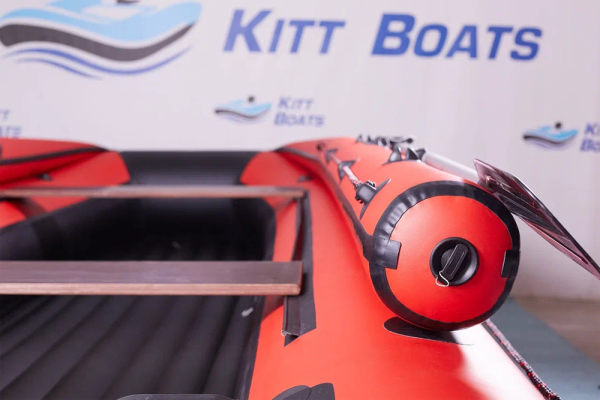 Лодка ПВХ Kitt Boats 430 НДНД + фальшборт